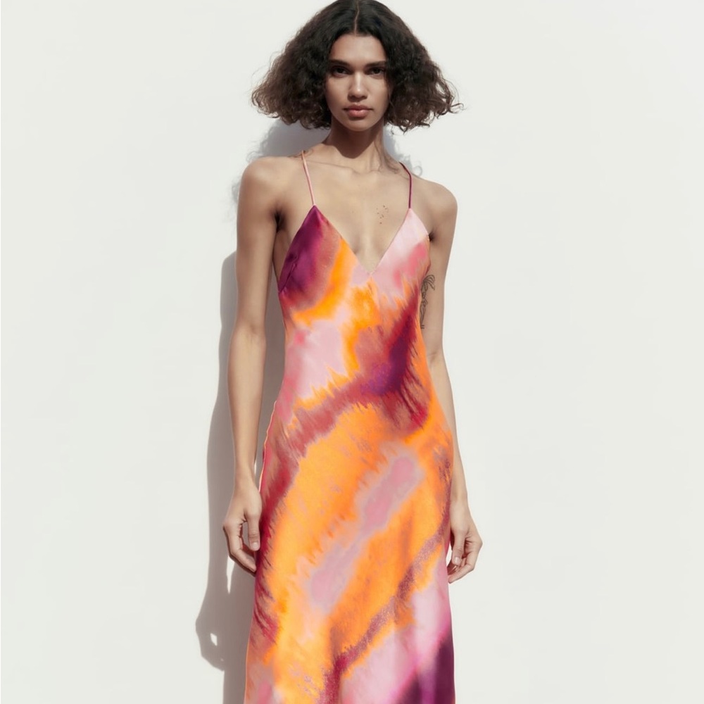 Zara Satin Dress